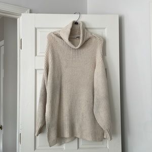 Free People Ottoman Slouchy Tunic - Cream - size S